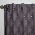 thumbnail image 3 of Designart 'Quilted Retro Pattern' Mid-Century Modern Curtain Panel, 3 of 5