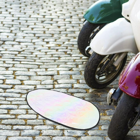 TAILTOSS Waterproof Sun Shade 1Pcs Motorcycle Seat Cover in White for Electric Bike and Dirt Bike Outdoor Use