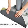 thumbnail image 3 of Pioneer Flower Floral Print Pattern Hot Yoga Mat Towel Non Slip for Hot Yoga - Quick-Drying Yoga Mat Cover with 4 Corner Pockets with Travel Bag - Hot Yoga Towel Non Slip 70"x26", 3 of 6