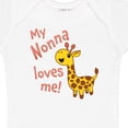 thumbnail image 4 of Inktastic My Nonna Loves Me Cute Giraffe Boys or Girls Baby Bodysuit, 4 of 5
