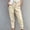 *Beige, variant on ClodeEU Women's Slim Pencil Pants Cotton Linen Sweatpants,Drawstring Soft Cropped Pants with Elastic Waist Army Green,Womens Plus S