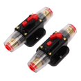 thumbnail image 1 of 12-24V Inline Circuit Breaker With Manual Reset Fuse Holder For Car Boat Audio System, 1 of 8