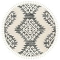 thumbnail image 3 of SAFAVIEH Moroccan Tassel Desmond Southwestern Shag Area Rug, Ivory/Grey, 10' x 14', 3 of 9