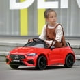 thumbnail image 4 of Jaxpety Licensed Mercedes-Benz AMG CLE53 Electric Ride on Toys with Parent Remote Control,Music and Lights,Electric Car for Kids,Red, 4 of 11