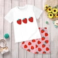 thumbnail image 2 of NIEWTR Toddler Summer Pajamas Set For 2-3 Years Toddler Boys Short Sets Cotton Summer Outfits Short Sleeves T-shirt and Elastic Shorts Sets 2Pcs Summer Dailywear Set, 2 of 6