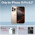 thumbnail image 7 of KOMI for iPhone 16 Pro Wallet Case with Card Holder + 2 Tempered Glass Screen Protector Protective Shockproof Hidden Card Slot Slim Case Women Men iPhone 16 Pro 6.3″ 2024 Silver, 7 of 7