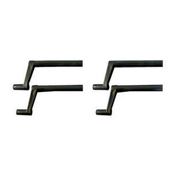 Strybuc 881C4BLK WCM Black 1-3/4" Plastic Crank Handle 4 Pack