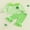 Light Green, variant on Loicainy Toddler Baby Girl Irish Outfit 6 12 18 24 Months 2T 3T Clover Long Sleeve Tops and Ruffled Flared Pants 2 Piece Spring Clothes Set