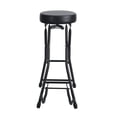 thumbnail image 4 of Dbuoem Guitar Stool with Padded Seat,Collapsible Chair with Guitar Stand,Retractable Hook,Adult Portable Folding Stool, 4 of 8