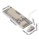thumbnail image 2 of Juego de teclado y ratón con efecto de luz RGB y sensación mecánica: juego de teclado y ratón USB cableado para oficina y juegos, gris, 2 of 7
