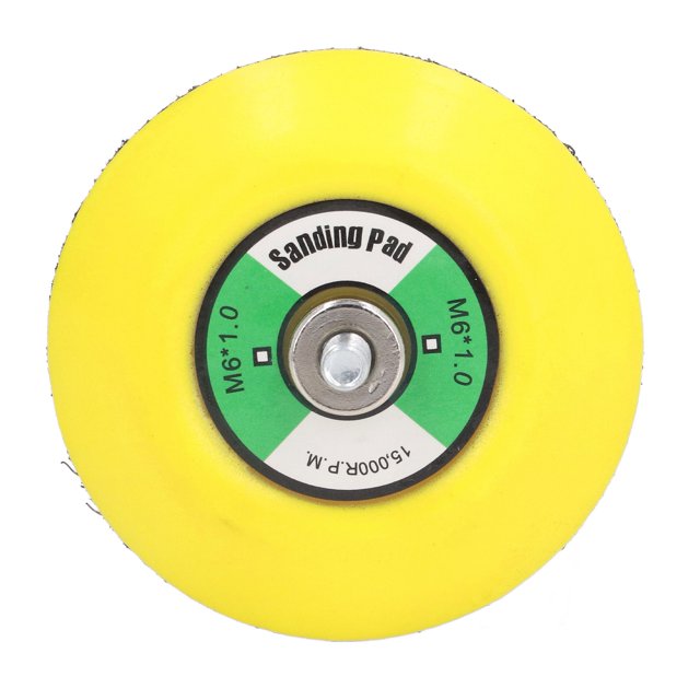 Flexible PU Hook and Loop Molded Backing Plate for Air Sander Buffer Polisher, Air Sander Backing Pad