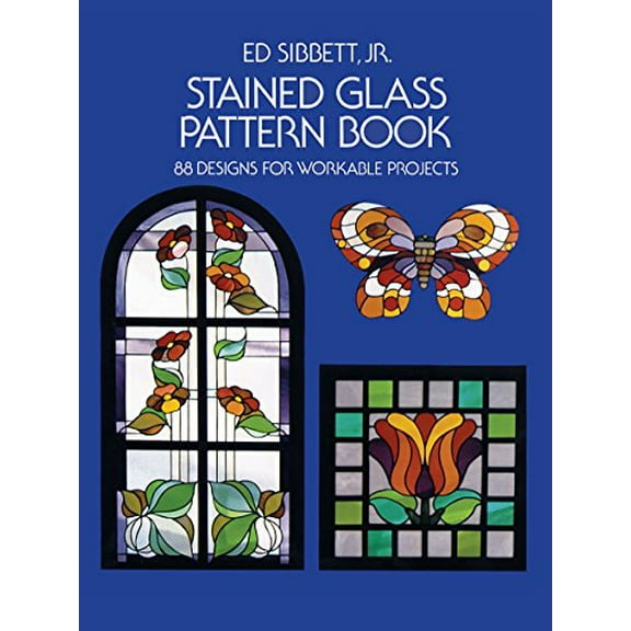 Pre-Owned Stained Glass Pattern Book: 88 Designs for Workable Projects (Dover Stained Glass Instruction) Paperback - USED