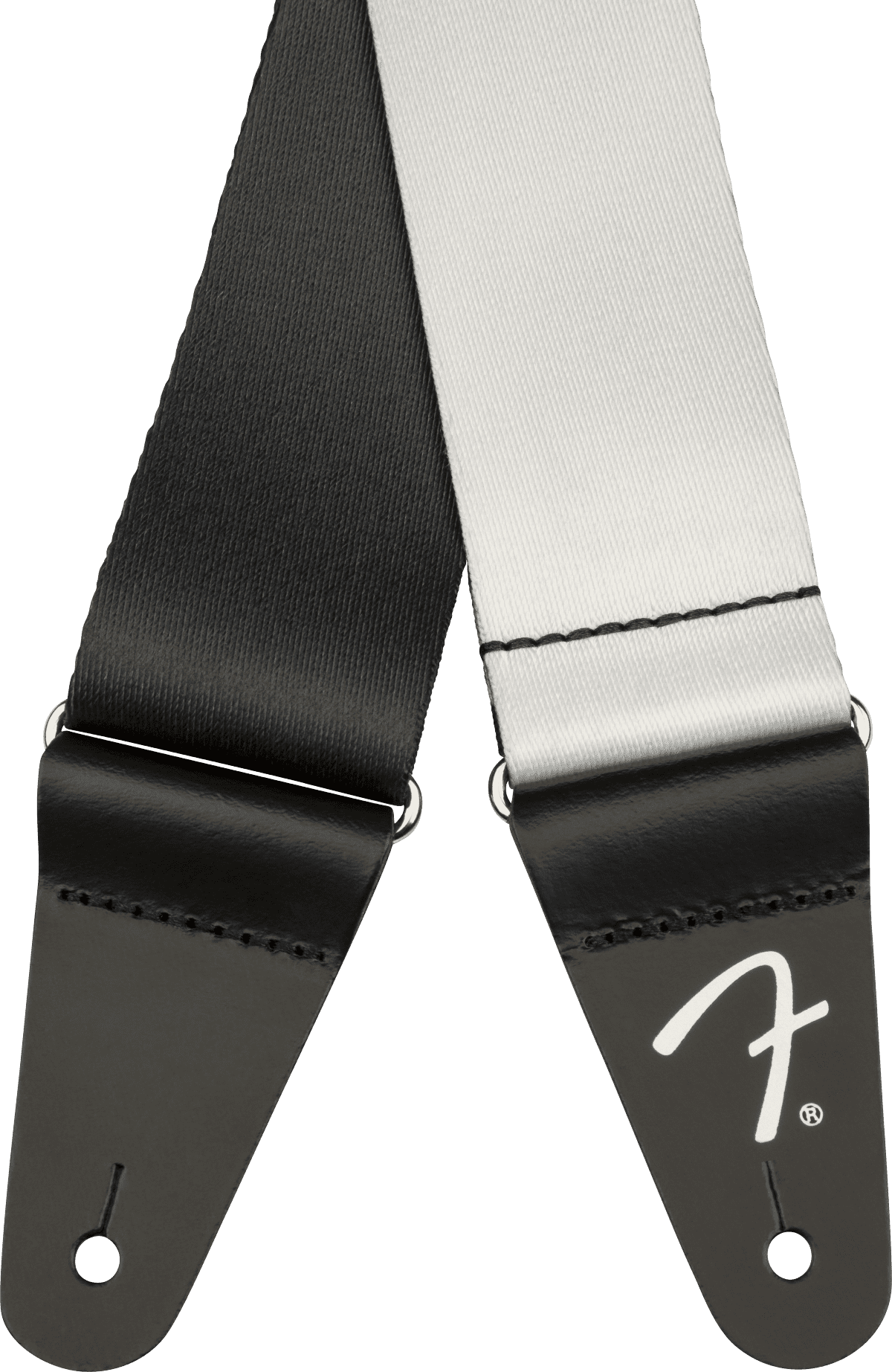 Fender Ombre Nylon 2" Guitar Strap, Silver Smoke