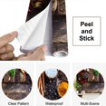 thumbnail image 4 of Peel and Stick Wallpaper Waterproof spices herbs border rustic wood kitchen table food Wall Mural Decor Self Adhesive and Removable 69in x 98in, 4 of 8