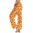 thumbnail image 5 of Womens Valentines Pajama Pants Soft Sleepwear Drawstring Wide Leg Lounge Bottoms Valentine's Love Printed Casual Pants, 5 of 6