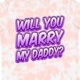 thumbnail image 4 of Inktastic Will You Marry My Daddy (purple) Boys or Girls Toddler T-Shirt, 4 of 5