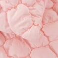 thumbnail image 3 of Btargot 3 Pieces Delicate Full Princess Comforter Set Soft Blush Pinch Pleat Pintuck Bedding Set, 3 of 10