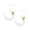White, variant on Graduation Cap, Wuztai Premium Bachelor's Hat with Tassel, 2027 PhD Mentor President Accessory Hanger Durable Display Gift, Black