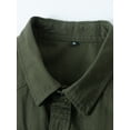 thumbnail image 5 of Fredd Marshall Men's Long Sleeve Cargo Work Shirt, Cotton Casual Outdoor Button-Up Shirt with Multiple Pockets, 5 of 6