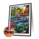thumbnail image 2 of Kit de pintura de diamantes Estacionamiento forestal Pared de diamantes de imitación redonda completa FLhrweasw Nuevo, 2 of 9
