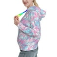 thumbnail image 2 of Easygdp Tie Dye Womens Casual Hoodies Sweatshirts Long Sleeve Pullover Fall Pullover Tops Outfits Winter Clothes-Large, 2 of 7