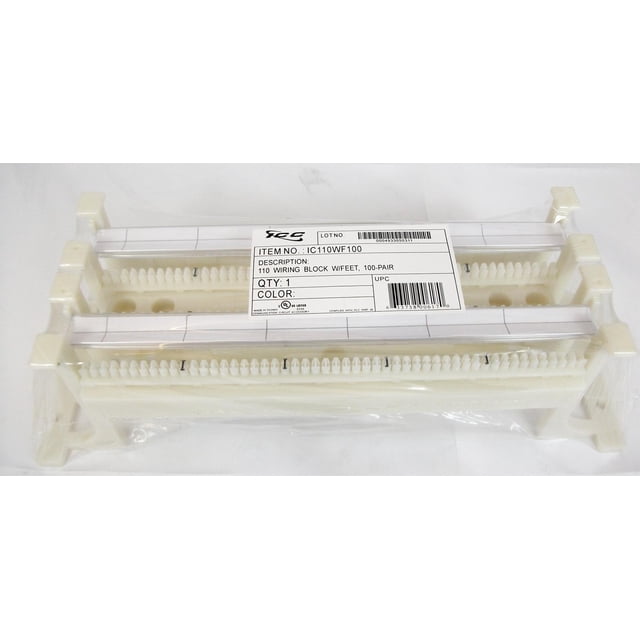 BLOQUE DE CABLEADO 110 CON FT, 100 PARES, CAT 5e