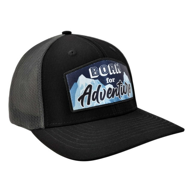 Gorra Malla y Ajustador Born For Adventure Neg/gris Wallis