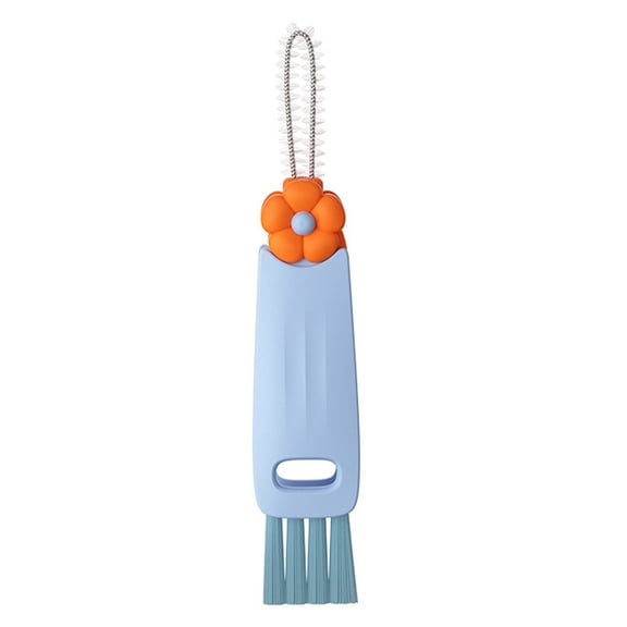 Three-In-One U-Shaped Cleaning Brush Set, Includes Cup Mouth Narrow Space And Corner Brushes, Premium Silica Gel Bristles For Effective Cleaning Of Bottle Insulation Cup Cover And