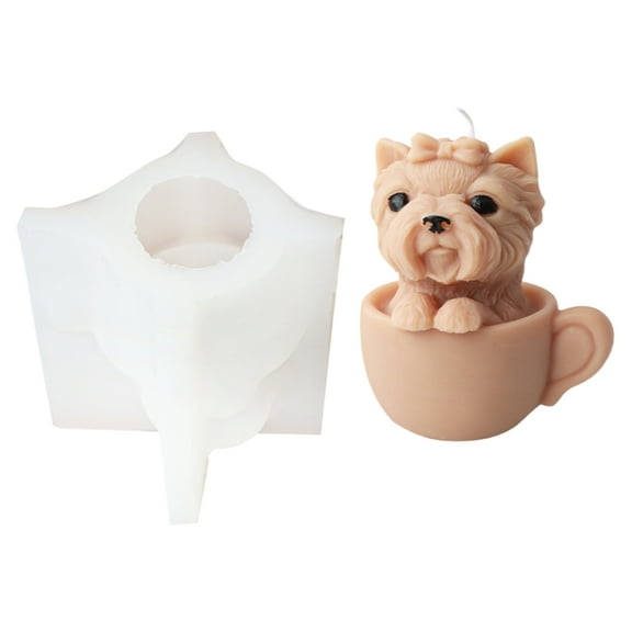 lanema Silicone Clay Mold Crafts Moulds Candle Making Moulds Cute Animal Shaped