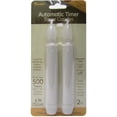 thumbnail image 3 of (4 pack) Darice LED Flameless Taper Candles, White, 6 Inches, 2 Pack, 3 of 3