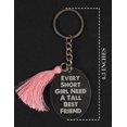 thumbnail image 3 of Inkdotpot Key Chain For BFF Engraved Acrylic Key Holder Housewarming Gift, 3 of 5
