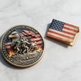 thumbnail image 5 of USA 250th Anniversary Commemorative Keepsake, 1776-2026 Patriotic Decorative Figurine Ornaments, Retro Historical Souvenir Gift for 4th of July, Home & Showcase Display，1.6In, 5 of 7