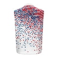 thumbnail image 5 of BiZtdJrK Mens Summer Sleeveless Tank Tops Casual Button Down Turndown Collar Hawaiian Shirts Fashion American Flag Print Vest with Pockets White L, 5 of 6