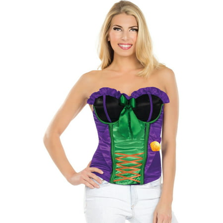 Adult Womens  DC Comics Joker Corset Costume Accessory Medium Size