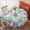 Pioneer Flower Floral, variant on Pioneer Flower Floral Print Pattern Round Tablecloth 60 X 60 Inch, Wrinkle Resistant Wipeable Table Cloth for Kitchen Dining Picnic Patio Party