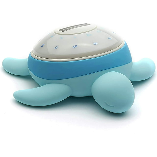 Réveil pour Enfants Tick Tock Turtle - Kai (Bleu) avec Détection de Cycle de Sommeil avec Aide au Réveil, Réveil au Lever du Soleil, Aide au Sommeil, Veilleuse pour Enfants, Réveil d'Entraînement au Sommeil, Minuterie Visuelle pour Enfants, Sécuritaire pour Enfants