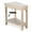 Natural, variant on Pemberly Row Contemporary Solid Wood Chair Side Table with Power Strip