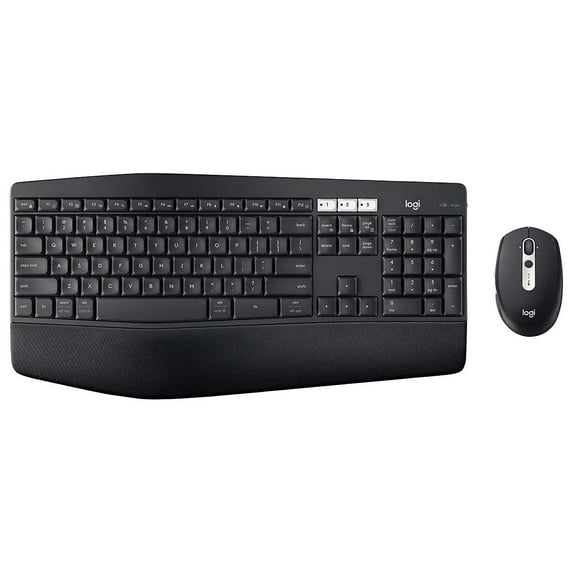 Restored Logitech MK825 Wireless K850 Keyboard & M585 Mouse Combo , Bluetooth Ready, Unifying Receiver Included! (Refurbished)
