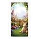 thumbnail image 2 of Cortina de puerta de Pascua de poliéster de 35 x 72 pulgadas, decoración de puerta y pared para Pascua, festival, fiesta, Pascua, otoño, decoración del hogar, adornos de Pascua, 2 of 6