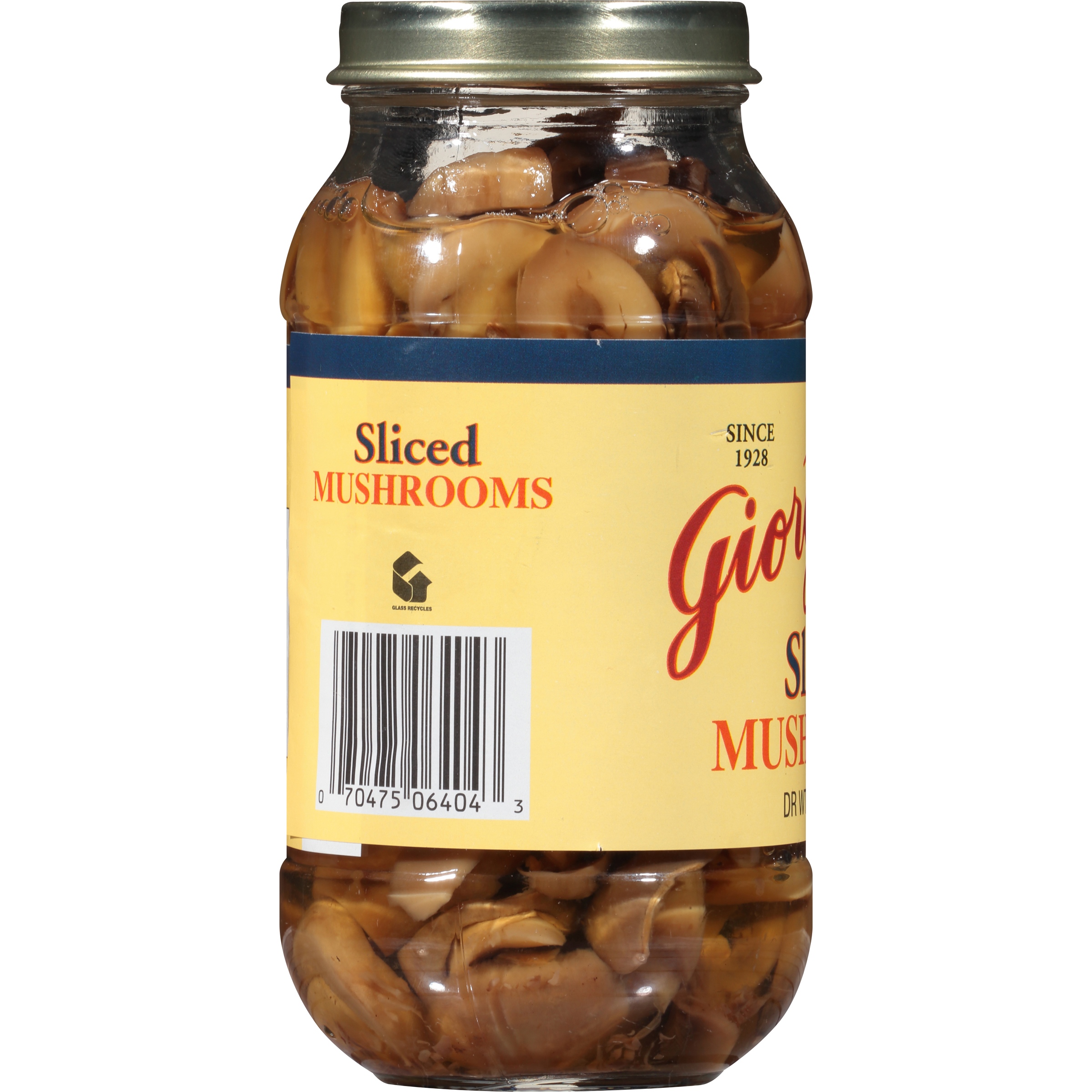 Giorgio Fat-Free Sliced Mushrooms, 6 oz, Jar - image 3 of 6