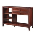 thumbnail image 3 of Linon Wander Media Stand Anywhere Table, Cherry Finish, 36 inches tall, 3 of 3