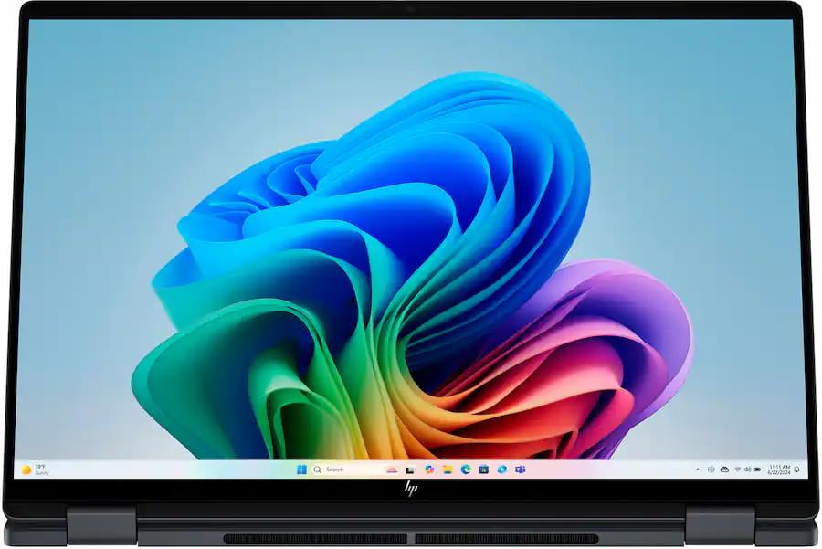 HP - OmniBook X Flip 2-in-1 - Copilot+ PC - 16" 2K Touch-Screen Laptop - Intel Core Ultra 7 258V 2024 - 32GB Memory - 2TB SSD - Eclipse Gray
