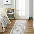 thumbnail image 3 of Home Dynamix Premium Sakarya Traditional Medallion Runner Area Rug, Grey/Ivory, 1'9"x7'2", 3 of 6