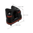CRAFTHROU Black Nylon Rope Clamp Sliding Ball Secure Grip for Gym and ...