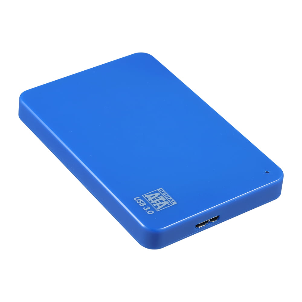 Laptop and Mac Rugged Hard Drive External Portable Slim Hard Drive Compatible with PC 2TB, Blue 1TB 2TB External Hard Drive