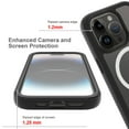thumbnail image 4 of Dteck for iPhone 14 Pro Case Magnetic Compatible with MagSafe, iPhone 14 Pro Case with Built-in Screen Protector, Durable Rubber Bumper Clear Back Shockproof Protective Case,Black, 4 of 4