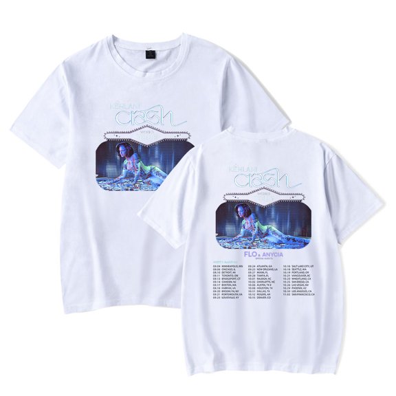 Kehlani Crash World Tour T-Shirt Merch Summer For Women/Men Unisex O-neck Short Sleeve Tshirt Hiphop Streetwear
