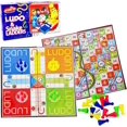 thumbnail image 2 of Wooden Ludo & Snakes Ladders Combo, 1 Set With Dice And Coins, Adult Pack Pack Of 1, 2 of 2