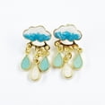 thumbnail image 1 of Fiudx Juego de Aretes de Lluvia, Lindas Joyas con Forma de Gota de Agua, Aleación Inoxidable, Regalo de Amistad, Elegante Colección de Accesorios, Estilo para Días Lluviosos, Opción de Color Oscuro/C, 1 of 5