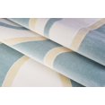 thumbnail image 3 of Ladole Rugs Abstract Soft Durable Polypropylene Indoor Area Rug Carpet in Blue-White, 5x8 (5'3" x 7'6", 160cm x 230cm), 3 of 6